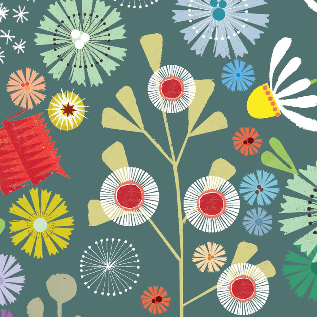 Big Floral Wrapping Paper - Daisy Park