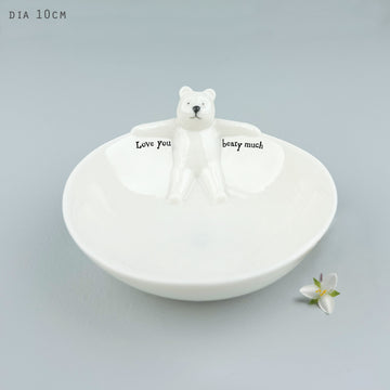 Medium animal bowl - Stretching bowl - Daisy Park