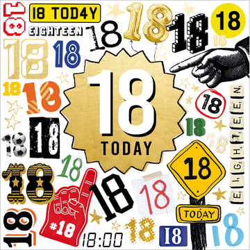 Cheers to 18 years birthday card - Daisy Park