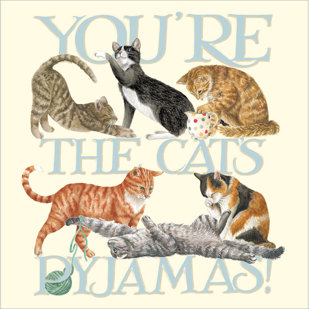 Emma Bridgewater Cat's pyjamas card - Daisy Park