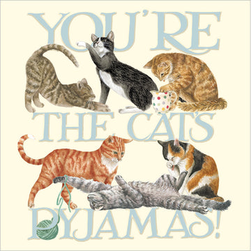 Emma Bridgewater Cat's pyjamas card - Daisy Park