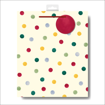 Emma Bridgewater Polka dot large gift bag - Daisy Park