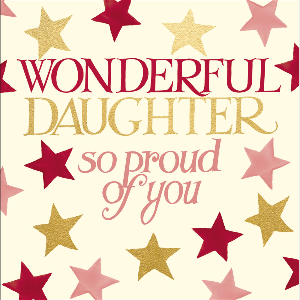 Wonderful Daughter Congratulations card - Daisy Park