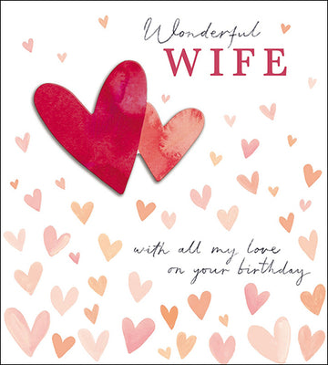 Wonderful Wife Birthday Card - Daisy Park