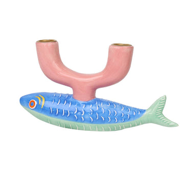 Fish Ceramic Candle Holder | Spring | Summer | - Daisy Park