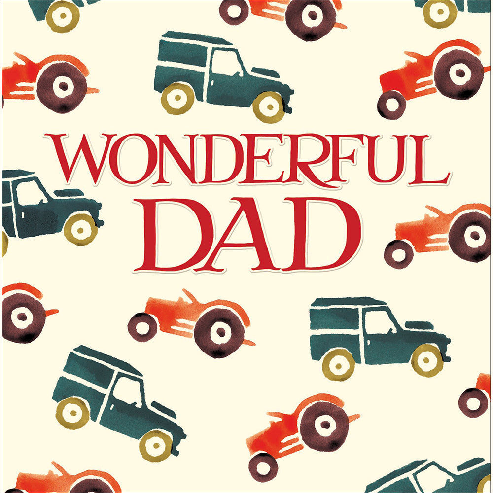 Wonderful Dad Father's day card - Daisy Park