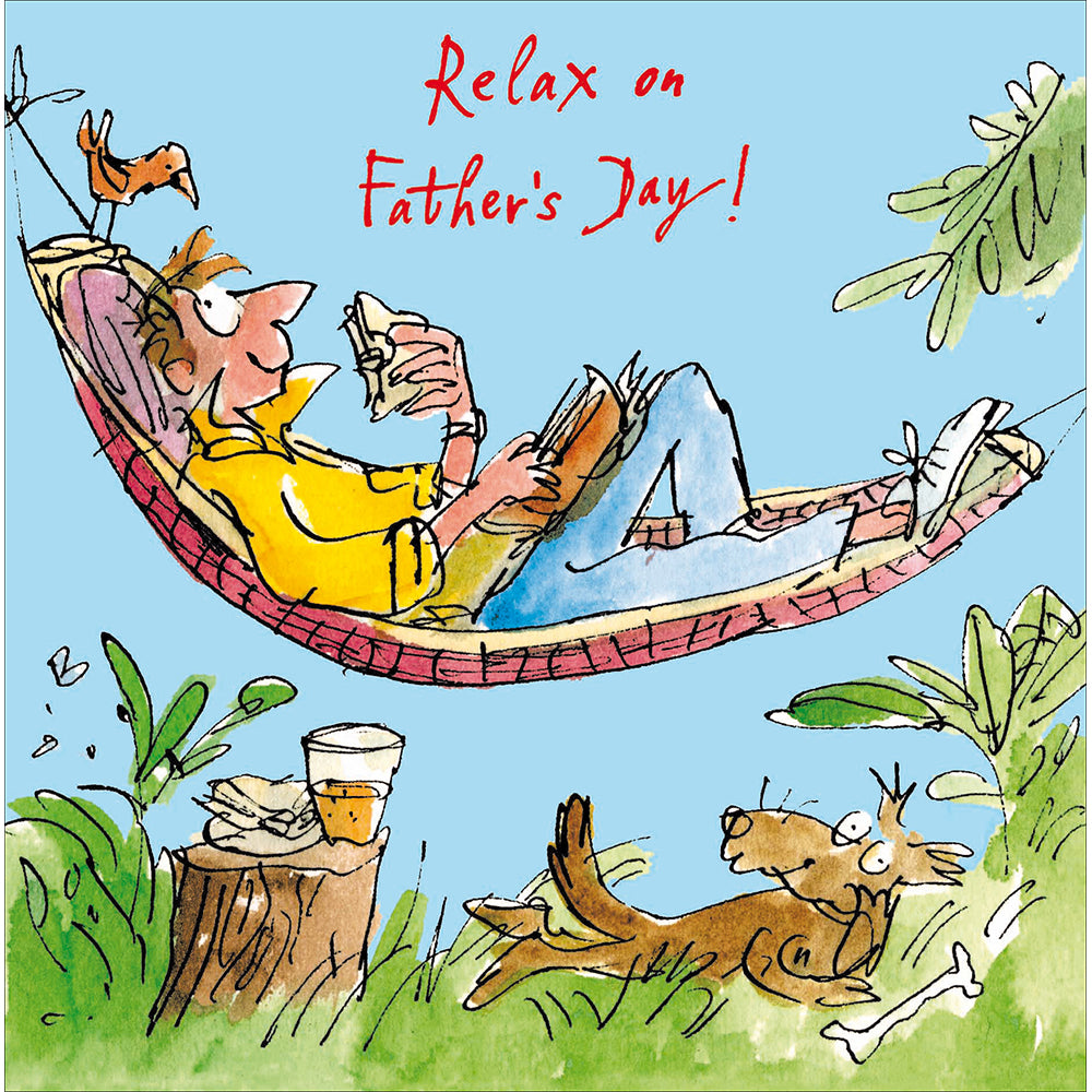 Relaxing afternoon Father's day card - Daisy Park