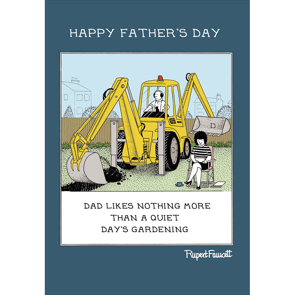 Digger Dad Father's Day card - Daisy Park