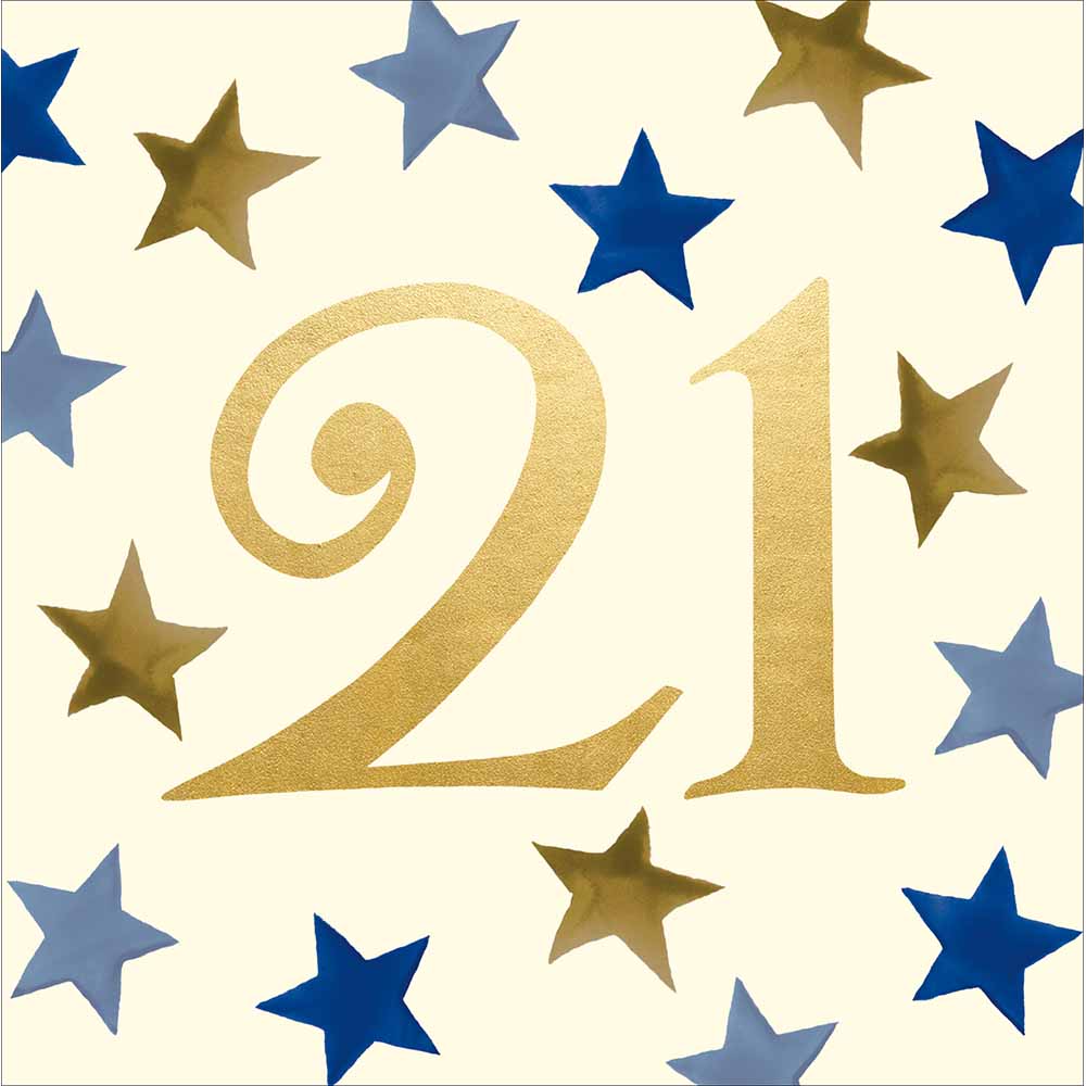 Emma Bridgewater 21st Celebration Birthday card - Daisy Park