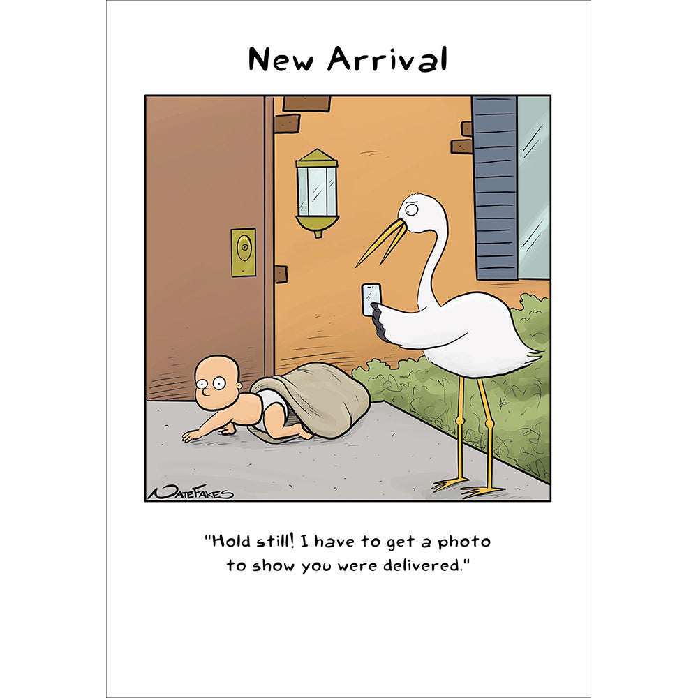 Baby delivery card - Daisy Park