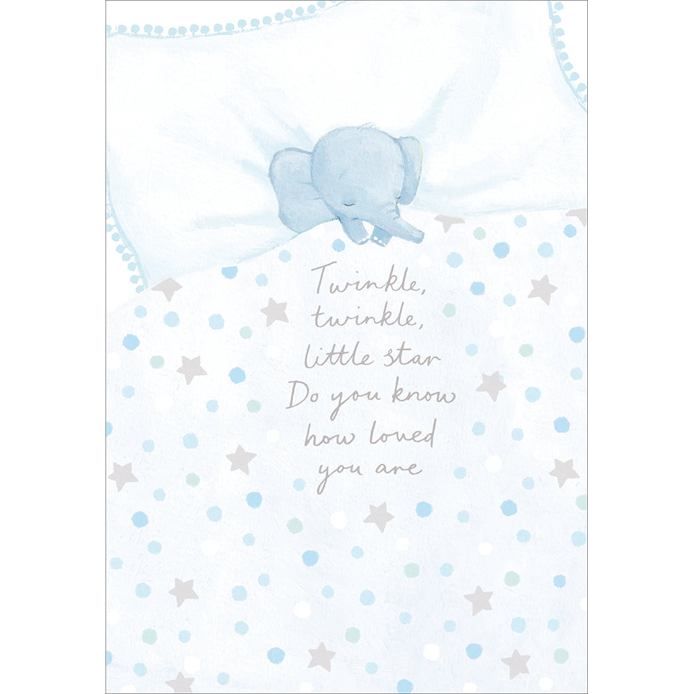 Twinkle Card Twinkle, Twinkle baby boy card