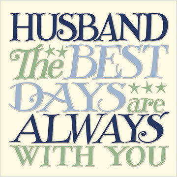 Emma Bridgewater Proud to call you Husband card - Daisy Park