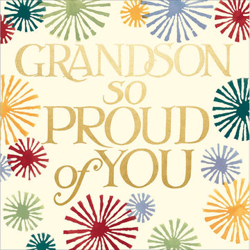 Emma Bridgewater Proud of you Grandson birthday card - Daisy Park