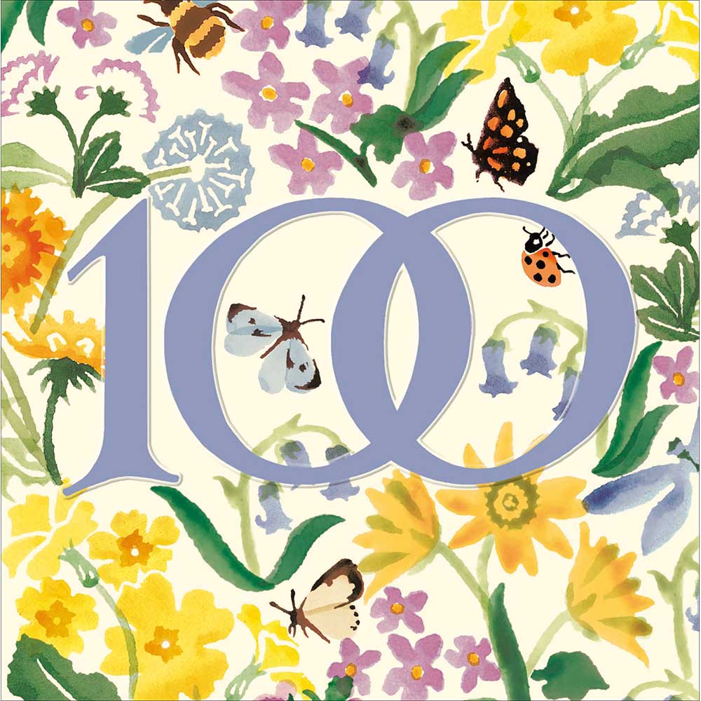 Emma Bridgewater 100th Birthday butterflies card - Daisy Park