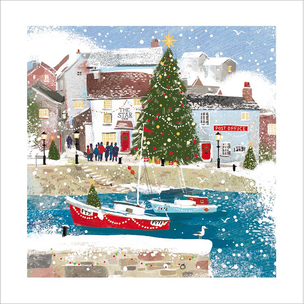 Christmas in the Harbour Christmas Card - Daisy Park
