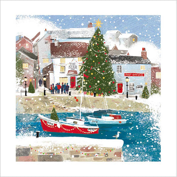 Christmas in the Harbour Christmas Card - Daisy Park