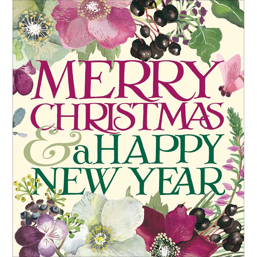 Emma Bridgewater Christmas Joy pack of 5 Charity Greeting cards - Daisy Park