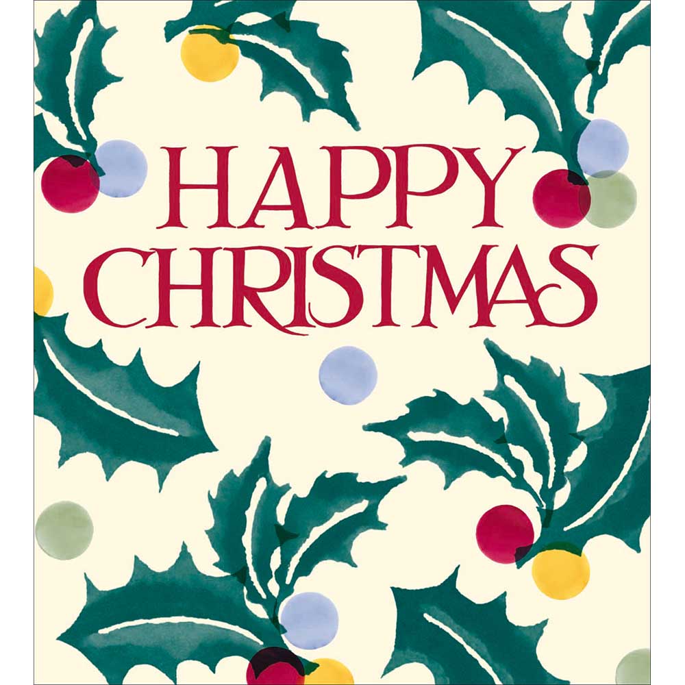 Emma Bridgewater Merry and Bright pack of 5 Charity Greeting cards - Daisy Park
