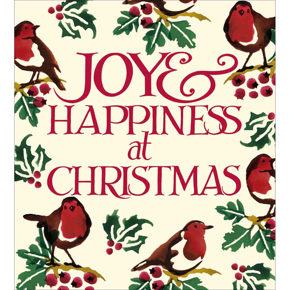 Emma Bridgewater Christmas Robin pack of 5 Charity Greeting cards - Daisy Park