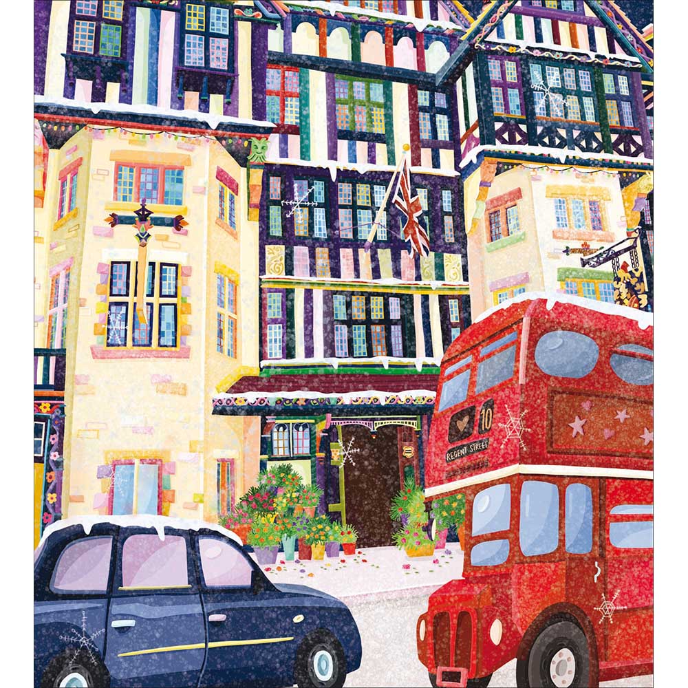 London Scenes Charity pack of 5 Greeting cards - Daisy Park