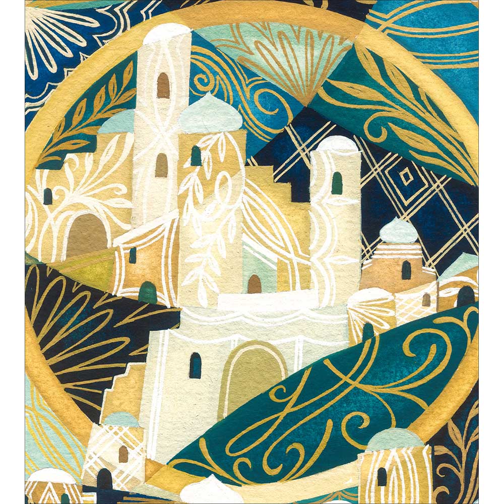 Little Town of Bethlehem Charity pack of 5 Greeting cards - Daisy Park