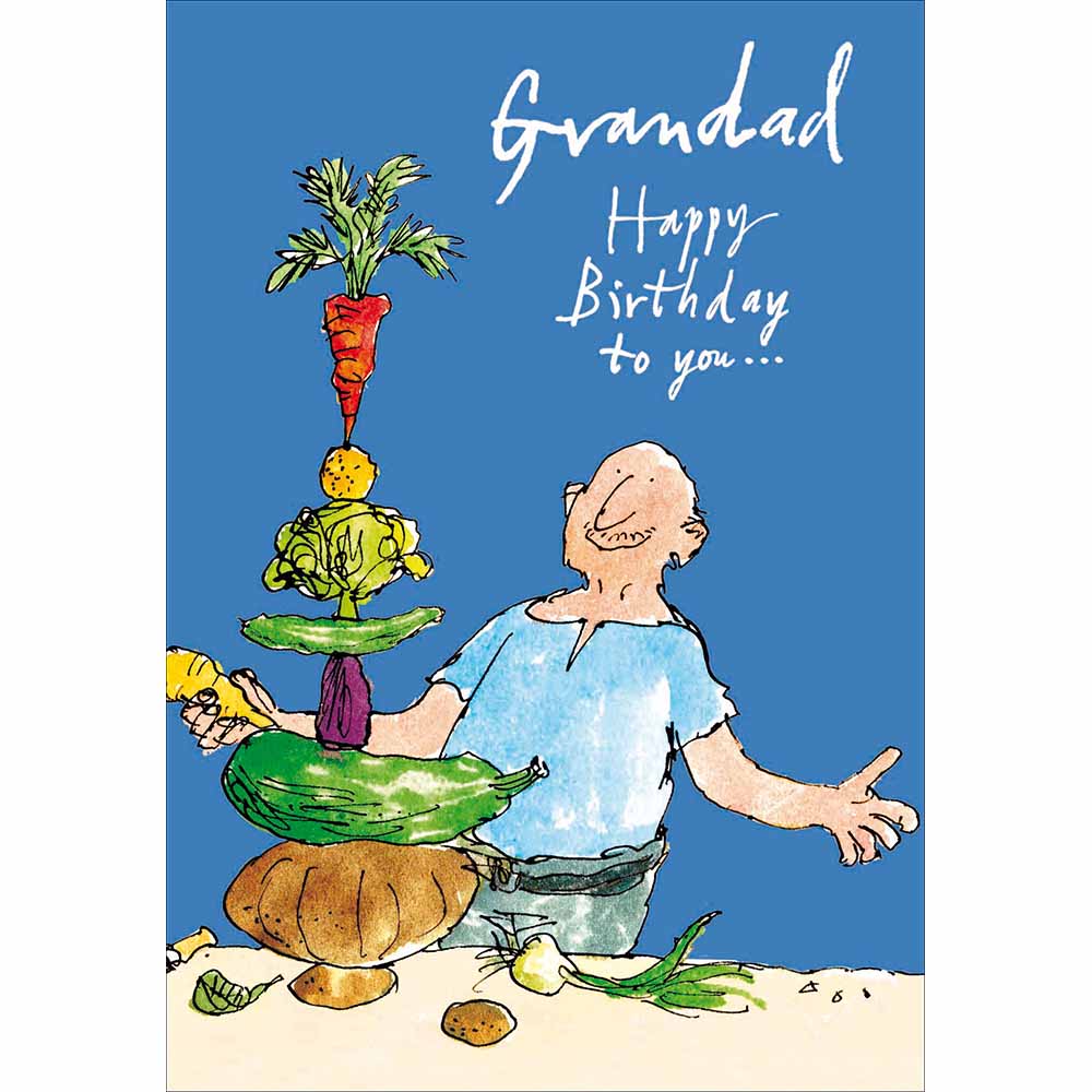 Quentin Blake Grandad card - Daisy Park