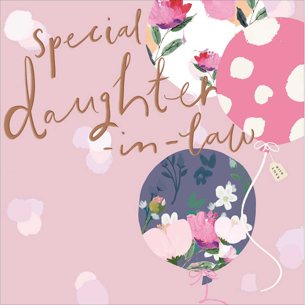 Special Daughter in law card - Daisy Park