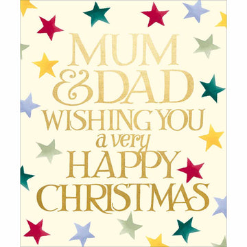 Guiding Stars Mum & Dad Christmas card - Daisy Park