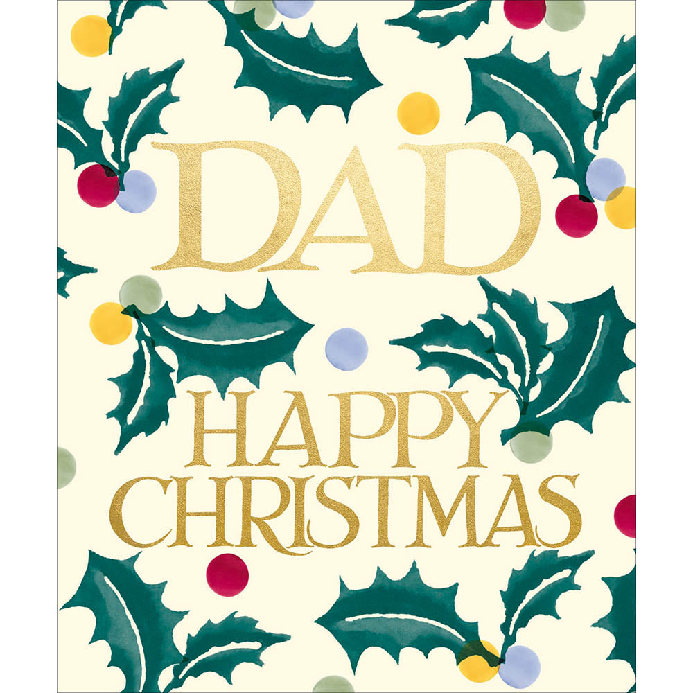 Holly Jolly Dad Christmas card - Daisy Park