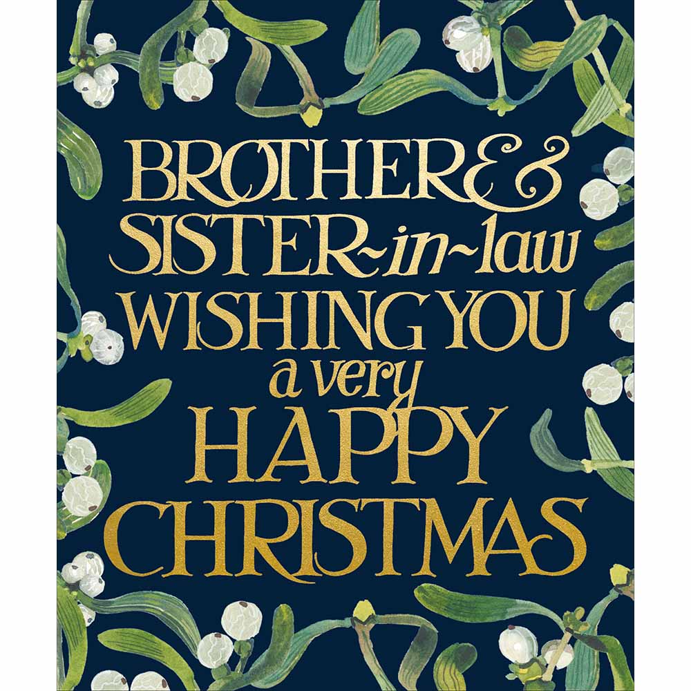 Merry Magic Brother and Sister-in-law Christmas card - Daisy Park