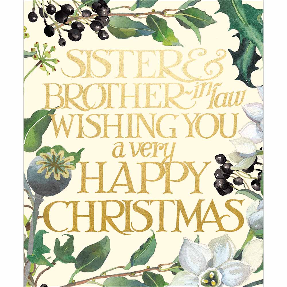 The Best Duo Sister and Brother-in-law Christmas card - Daisy Park
