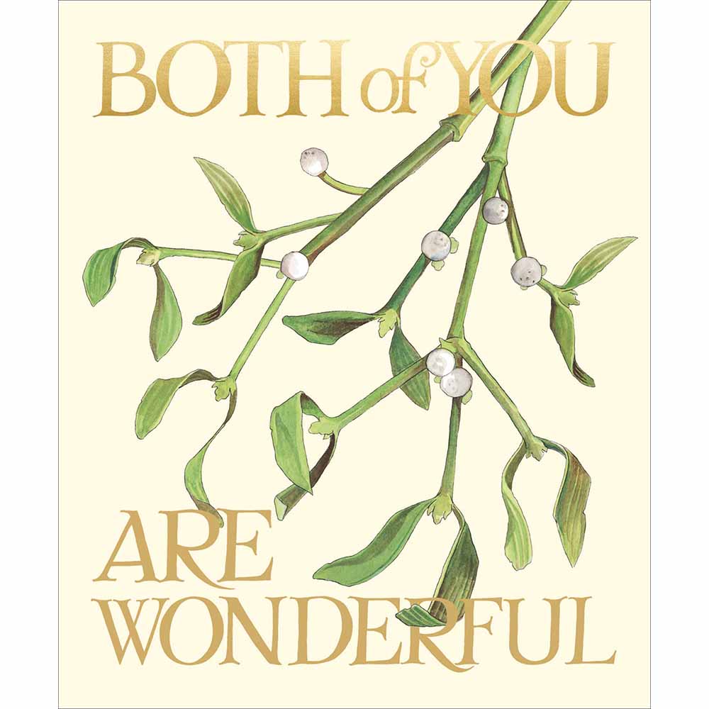 Both of you are wonderful Christmas card - Daisy Park