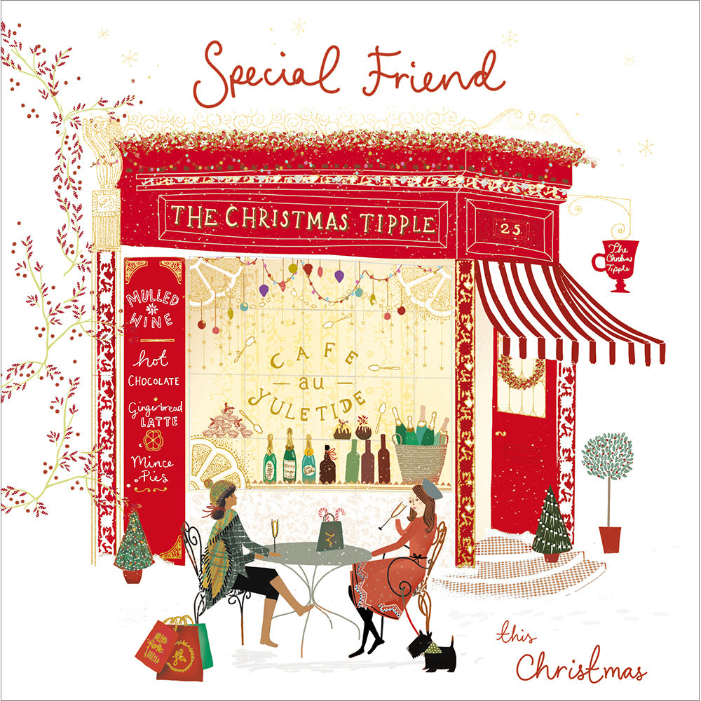 Kindred Spirit Special Friend Christmas card - Daisy Park