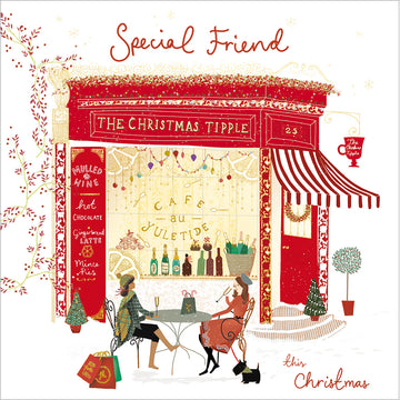 Kindred Spirit Special Friend Christmas card - Daisy Park