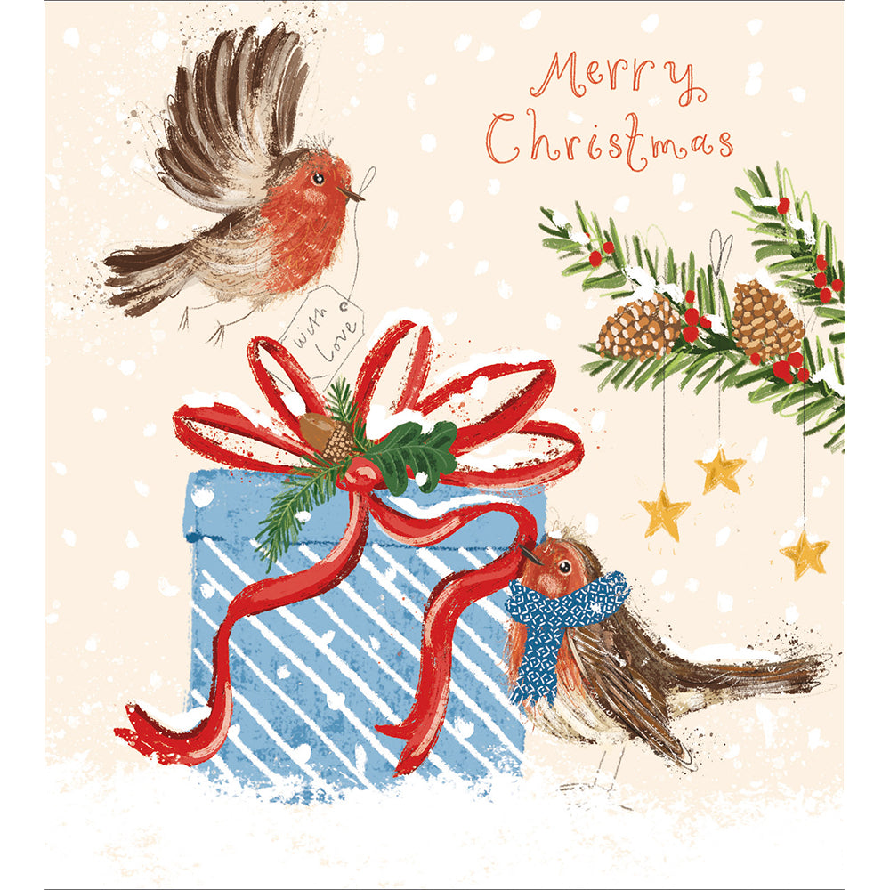 Ribbons and Robins Charity pack of 5 Greeting cards - Daisy Park