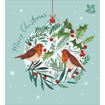 Bauble Birds Charity pack of 5 Greeting cards - Daisy Park