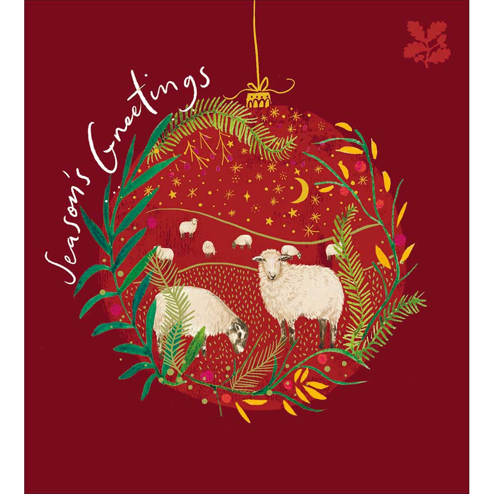 Sheep Baa-uble Charity pack of 5 Greeting cards - Daisy Park