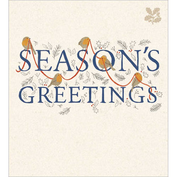 Robin Routine Charity pack of 5 Greeting cards - Daisy Park