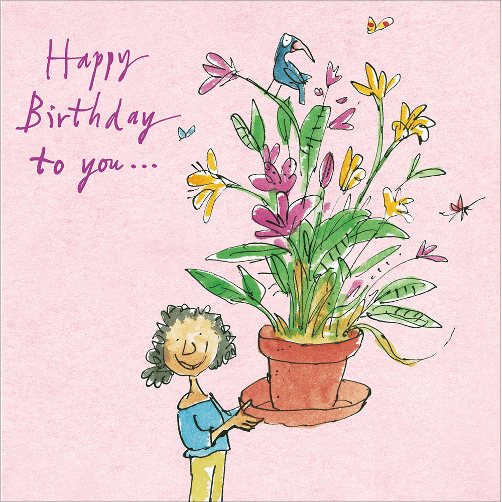 Flower Power birthday card - Daisy Park
