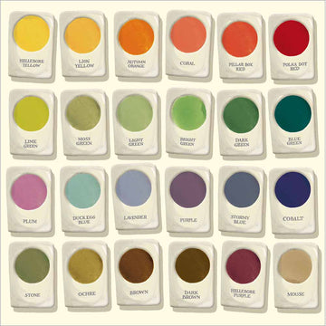 Emma Bridgewater Colour Palette card - Daisy Park