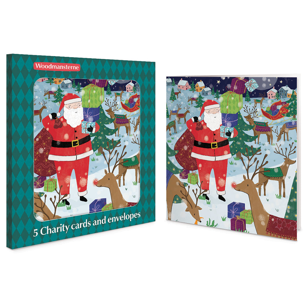 Let It Snow Charity Cards Pack of 5 – Winter Horses