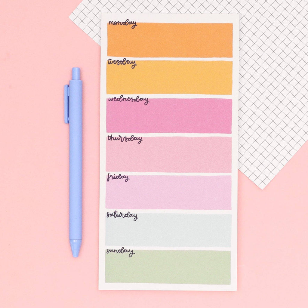 To do list - colourful days - Daisy Park