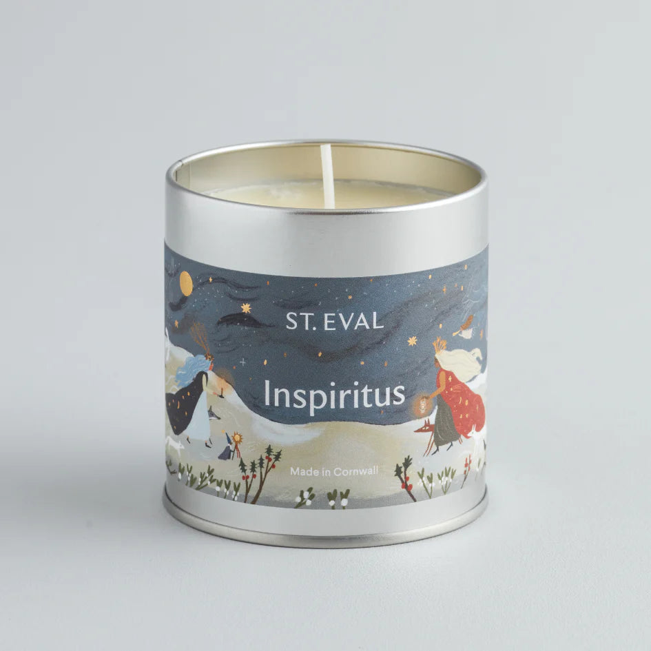 St Eval Inspiritus tin candle - Daisy Park
