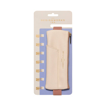 Designworks Ink Pen Pouch - Cream + Taupe - Daisy Park