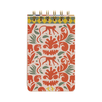 Designworks Ink A Dopo Monkey Twin Wire Notepad - Daisy Park