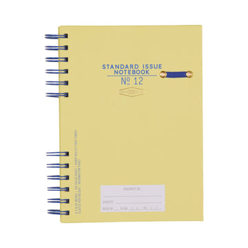 Standard Issue Planner Notebook - Cobalt + Citron - Daisy Park