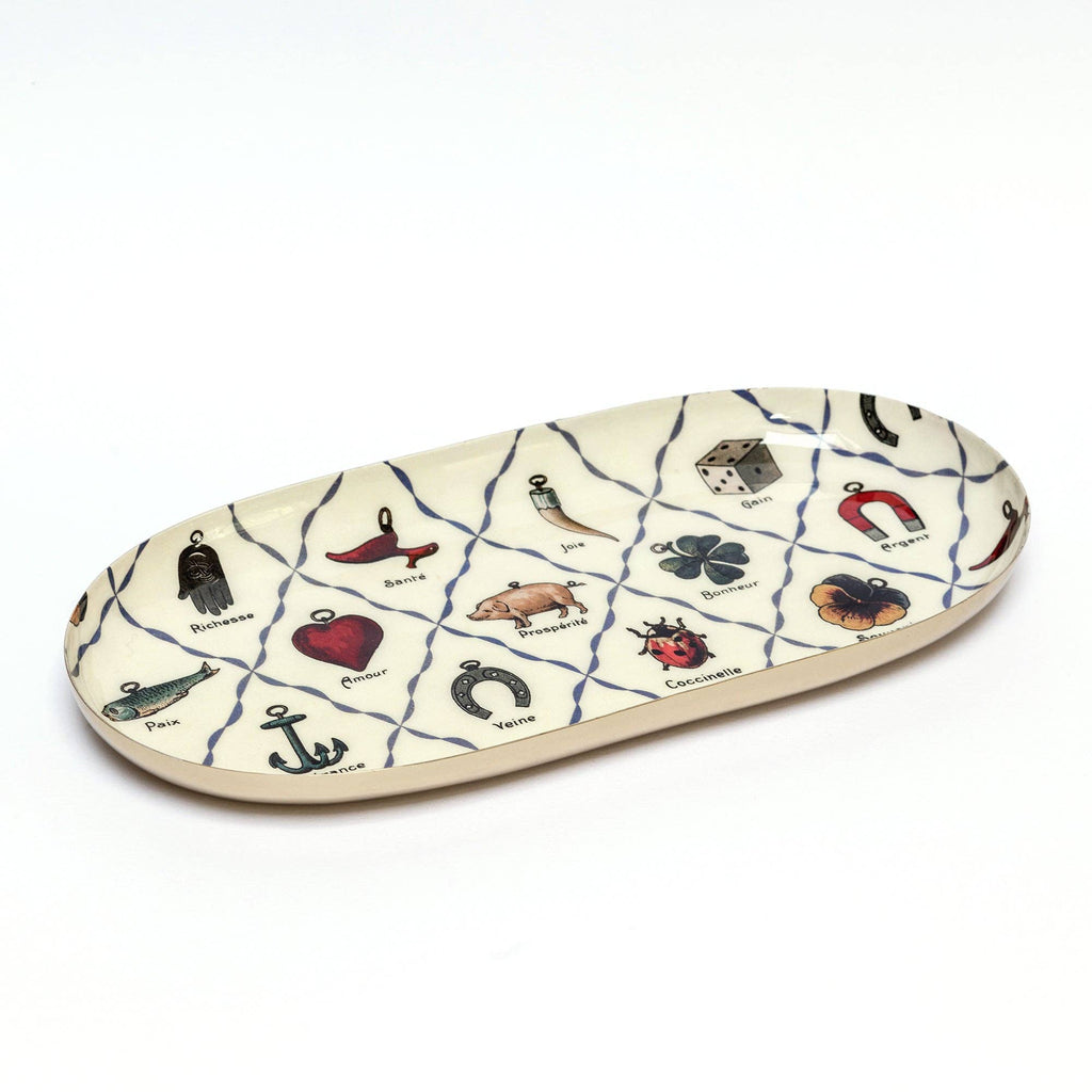 Enamel Printed Tray - Charms - Daisy Park