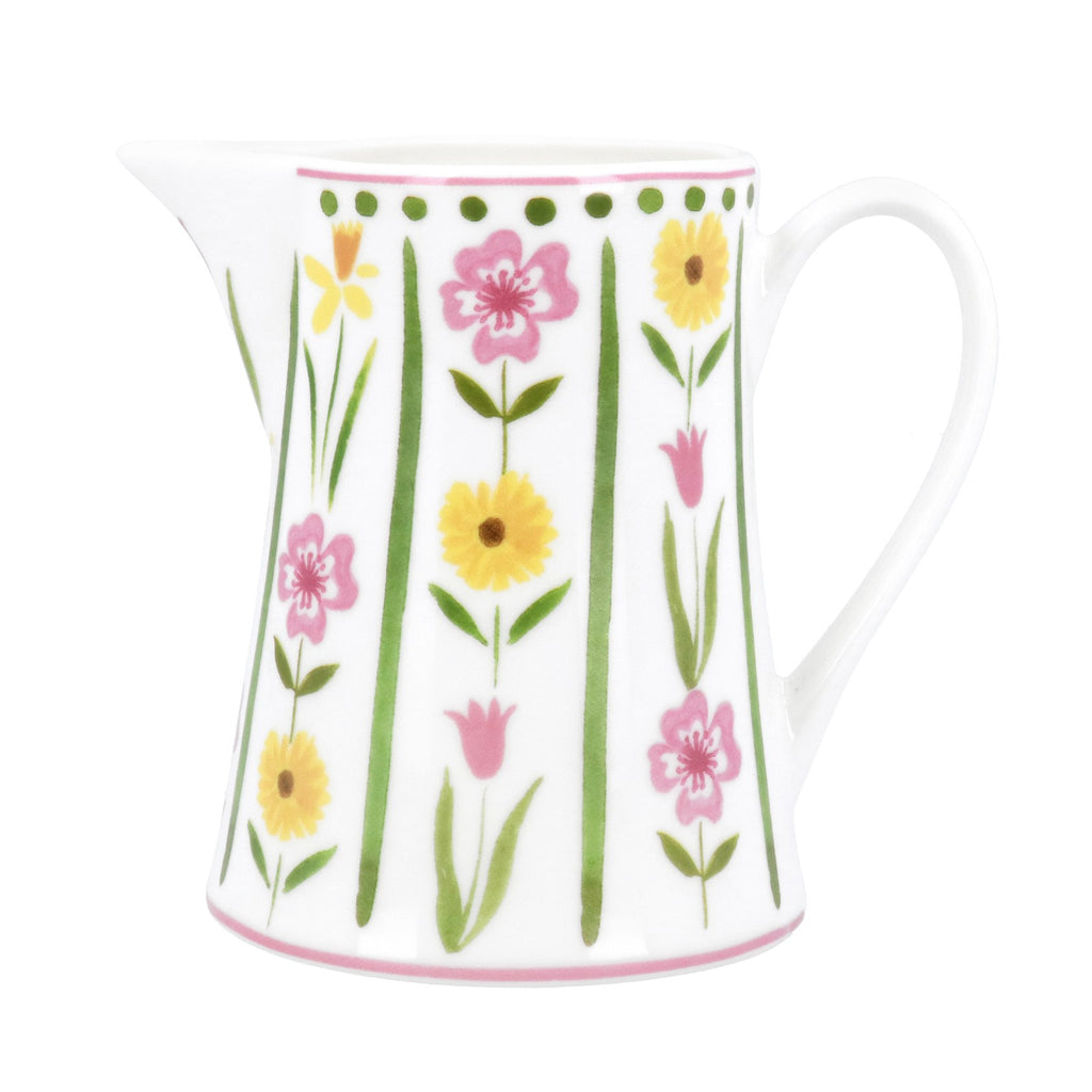 Pastel Meadow New bone china small jug - Daisy Park