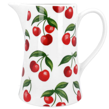 Cherries Bone China medium Jug - Daisy Park