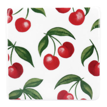 Cherries Porcelain Coaster - Daisy Park